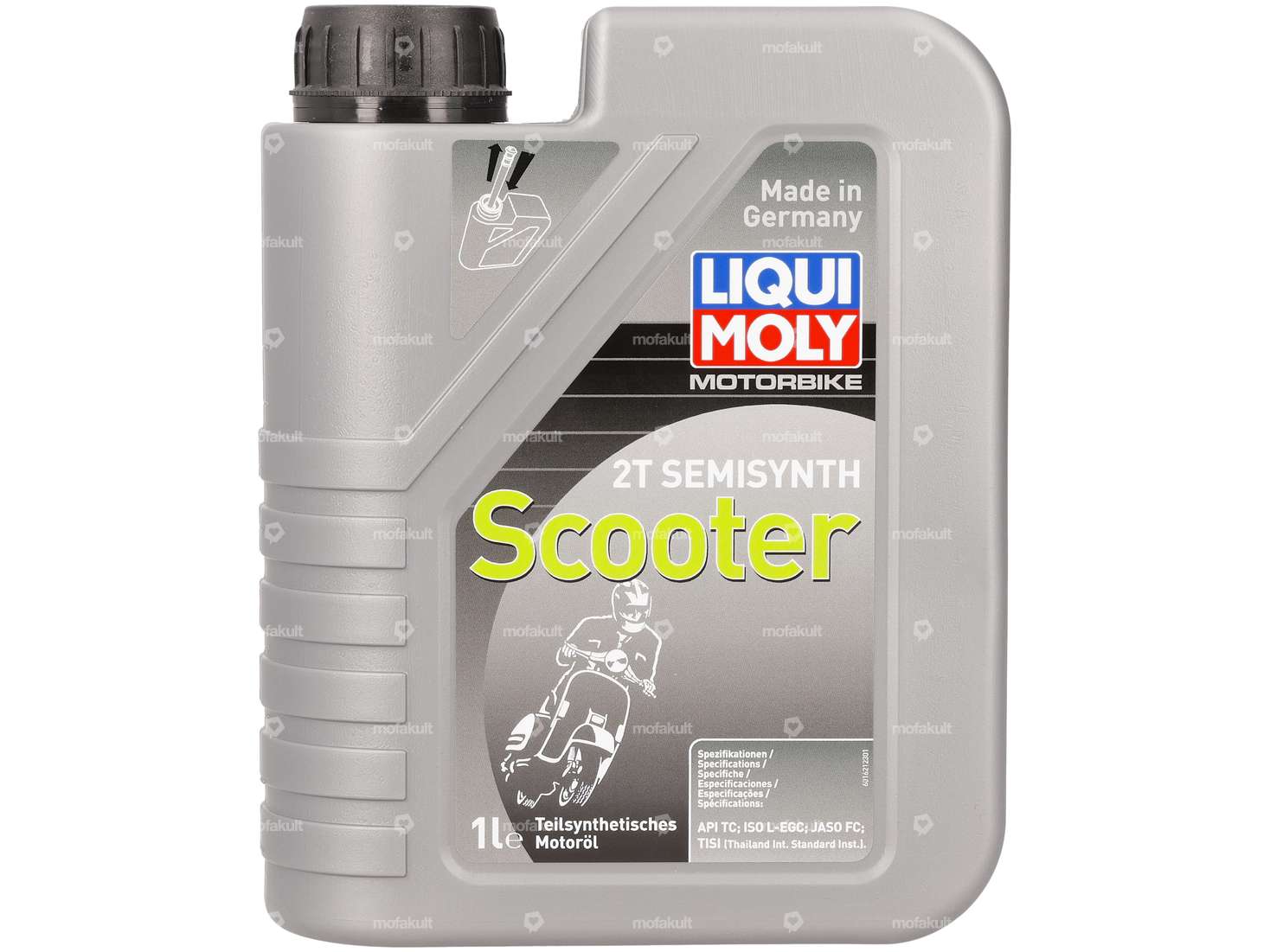 LIQUI MOLY 2-stroke mixed oil "Scooter" semi-synthetic 1 l Carousel Image 1