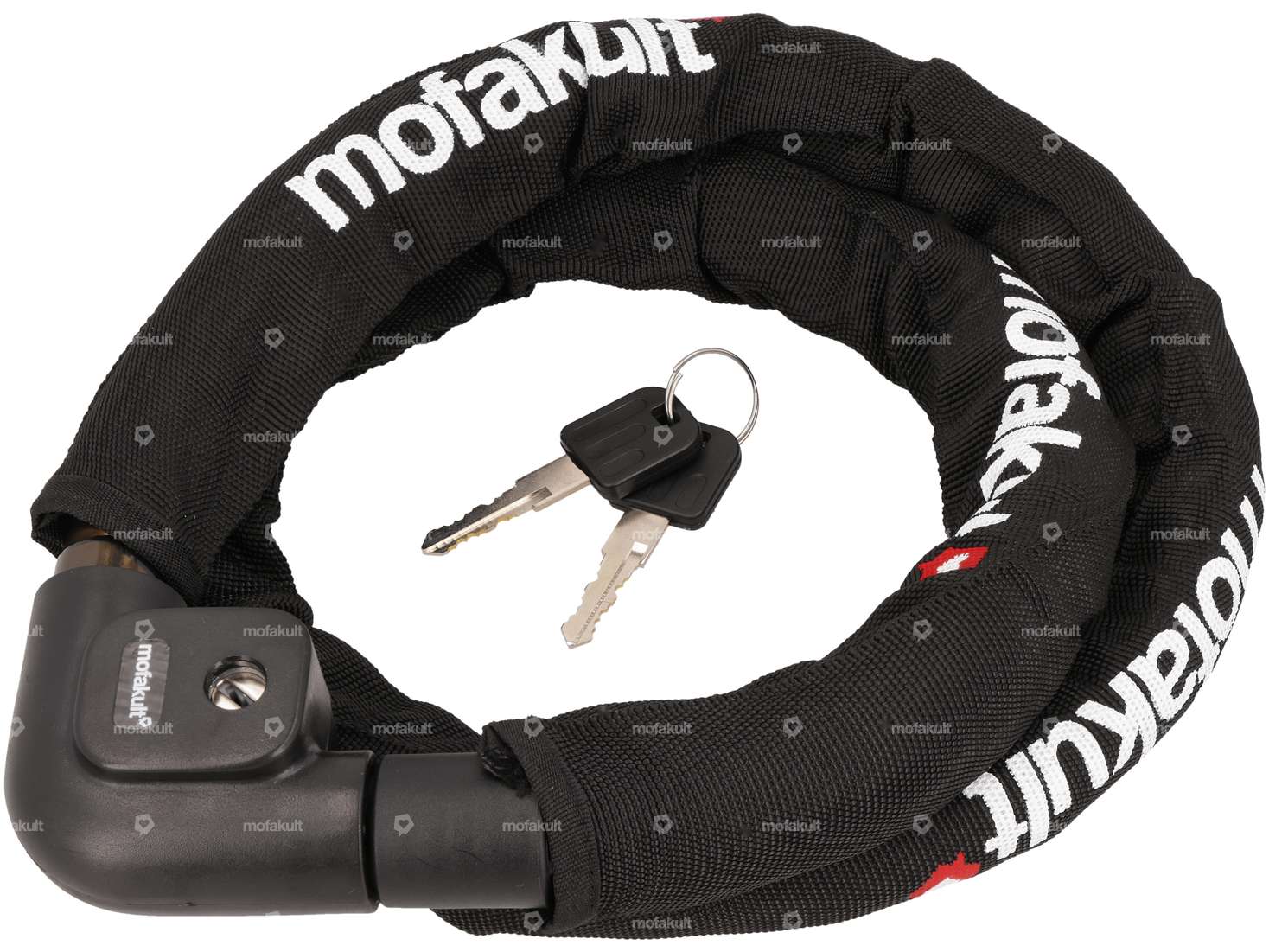 mk-Merch Antivol blindé "mofakult" 1000 mm noir Carousel Image 1