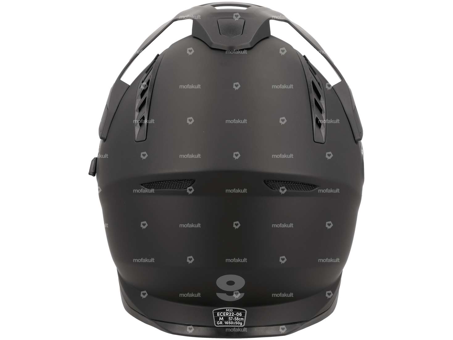 gms casque d'aventure "Adventus" noir-mat Carousel Image 3