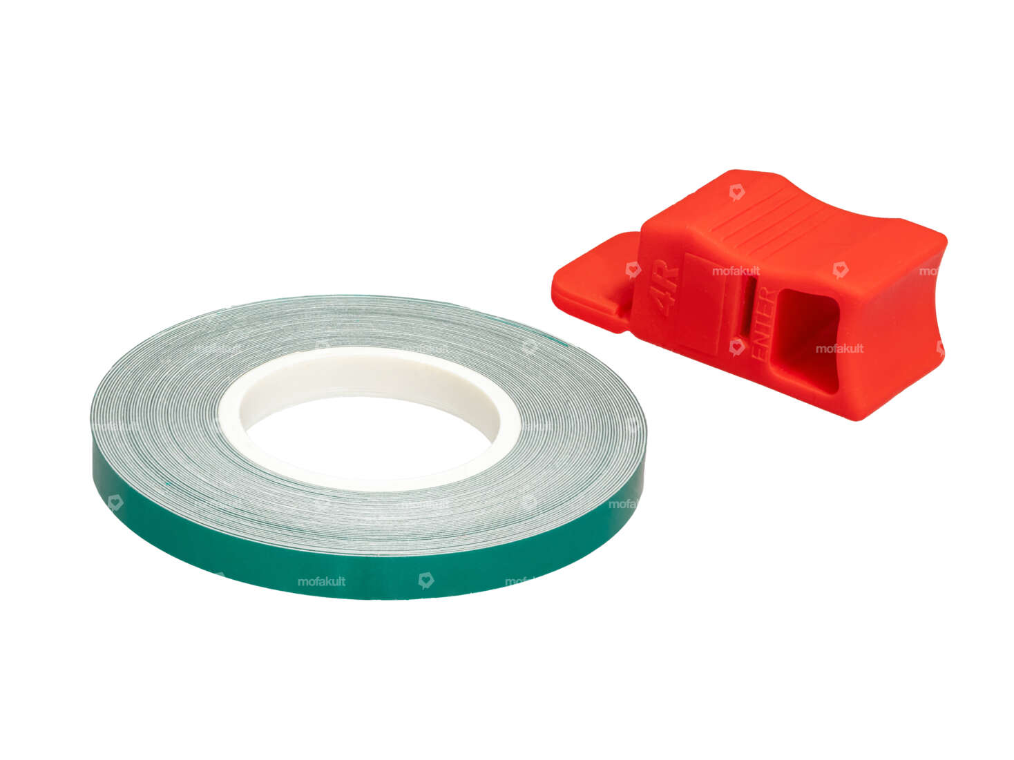 Rim tape 5 mm green (6 m) Carousel Image 1