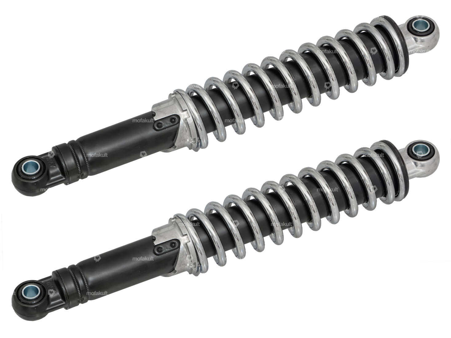 Amortisseur IMCA 30 cm chrome / noir Carousel Image 1