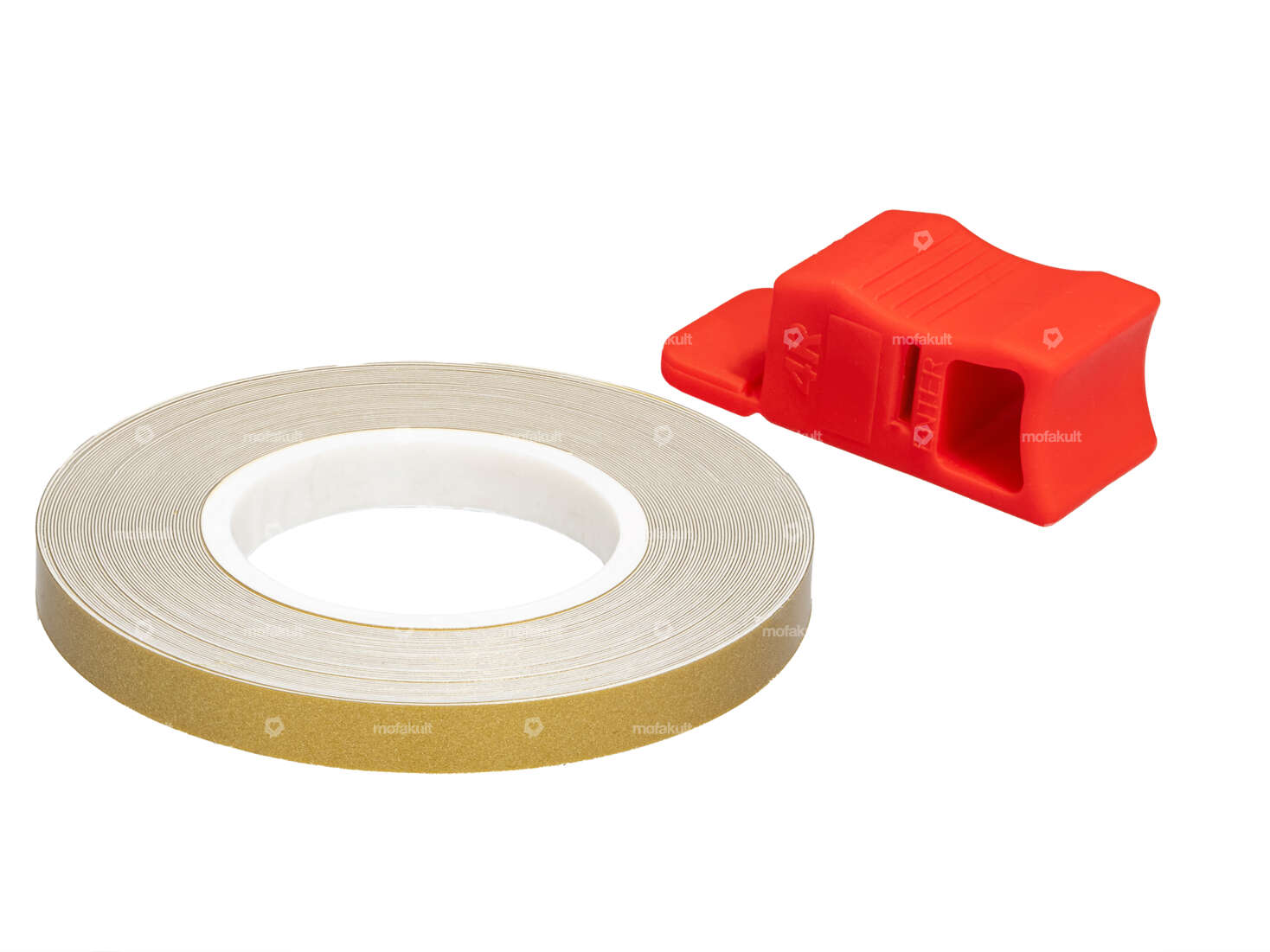 Rim tape 5 mm gold matt (6 m) Carousel Image 1