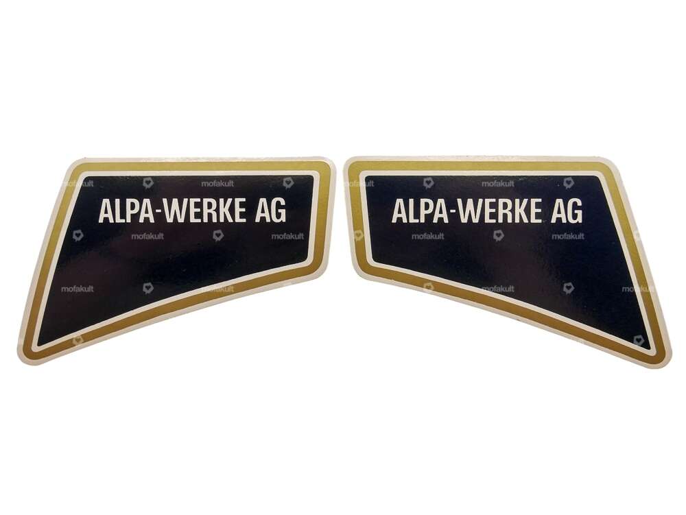 Set d'autocollants Alpa-Werke AG or (Alpa Black River) Carousel Image 1