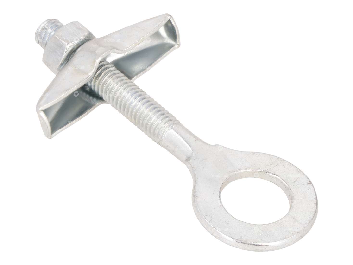 Tendeur de roue Ø 12.3 mm M6 Tôle de guidage droite galvanisée Carousel Image 2