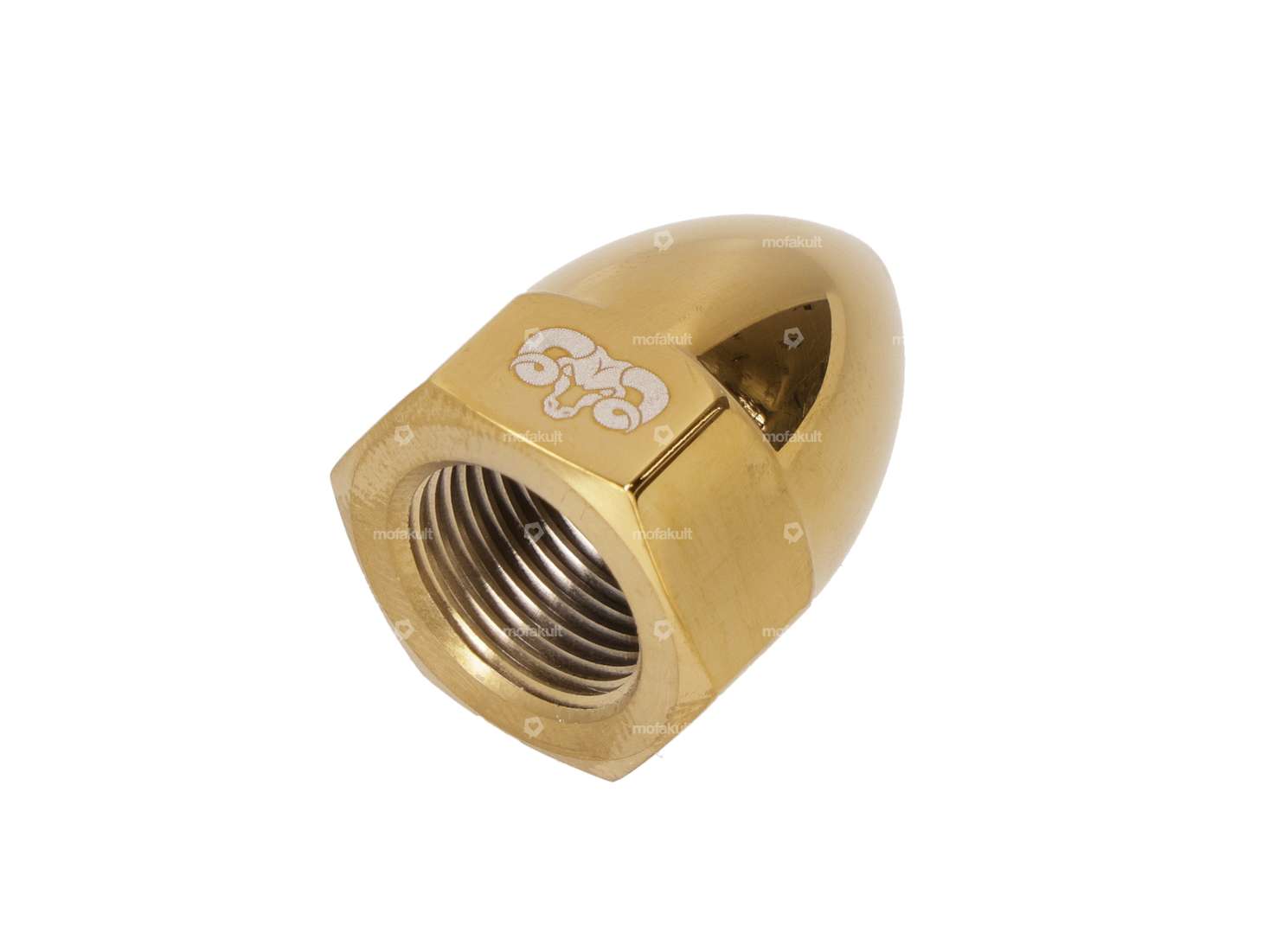 66HEROES Bullit M12x1 Écrou pointu (écrou de roue) or Inox Carousel Image 2