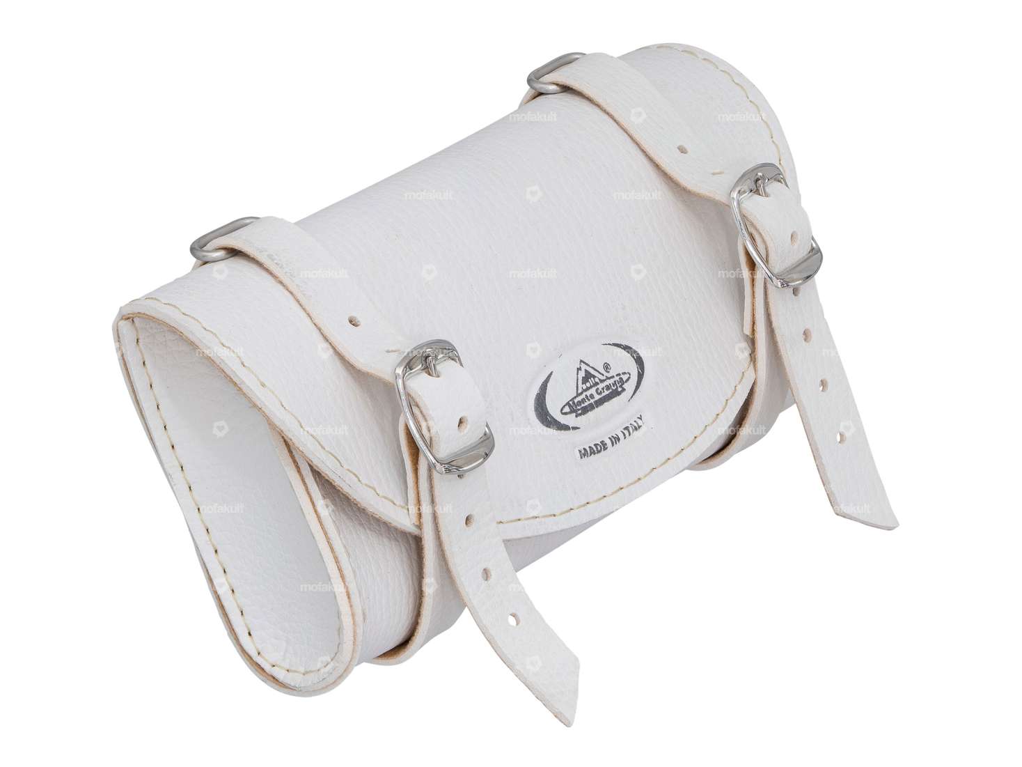 Saddlebag "Classic" white Carousel Image 1