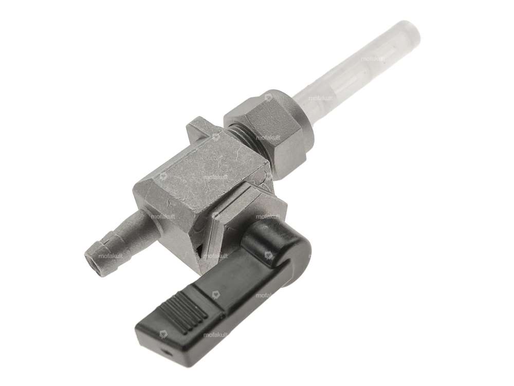 Robinet d'essence OMG vertical M12x1 (avec écrou) sortant par le bas court Carousel Image 3