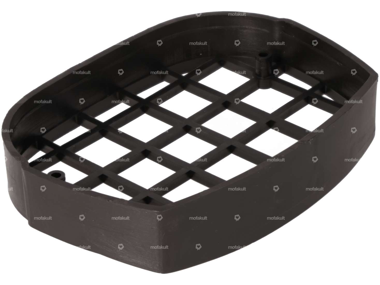 Grille de phares Cuppini anguleuse noire | Piaggio Ciao Carousel Image 2