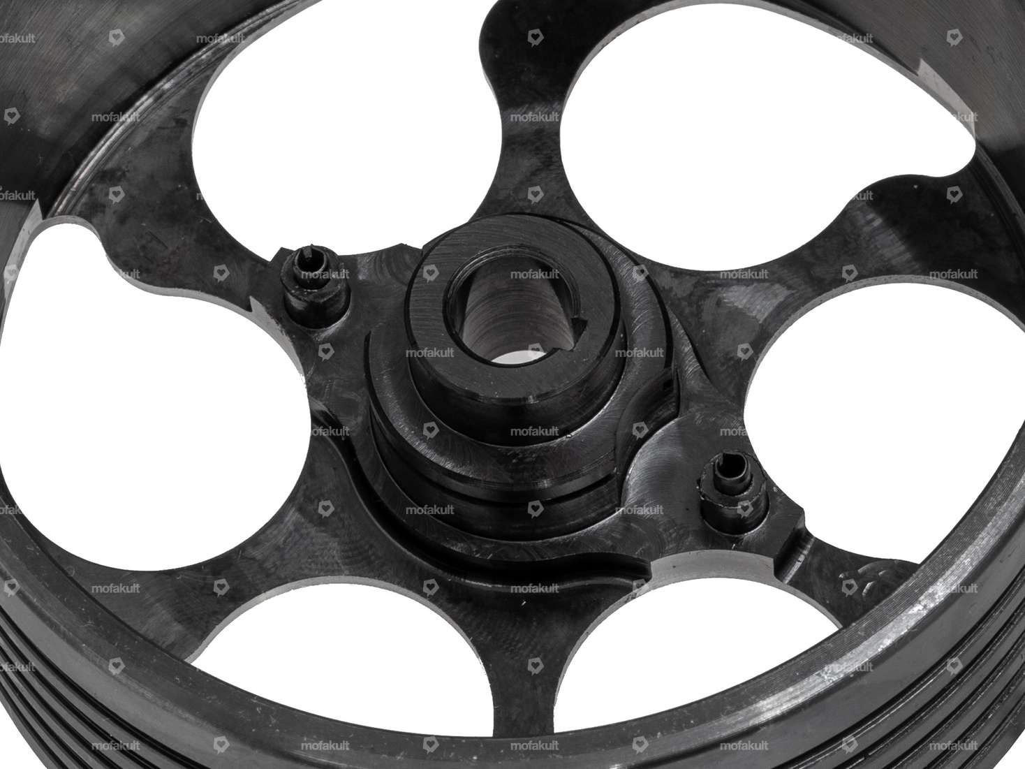 Cloche d'embrayage convertisseur Vario CNC acier noir | Piaggio Ciao, SI, Bravo, Boxer Carousel Image 3