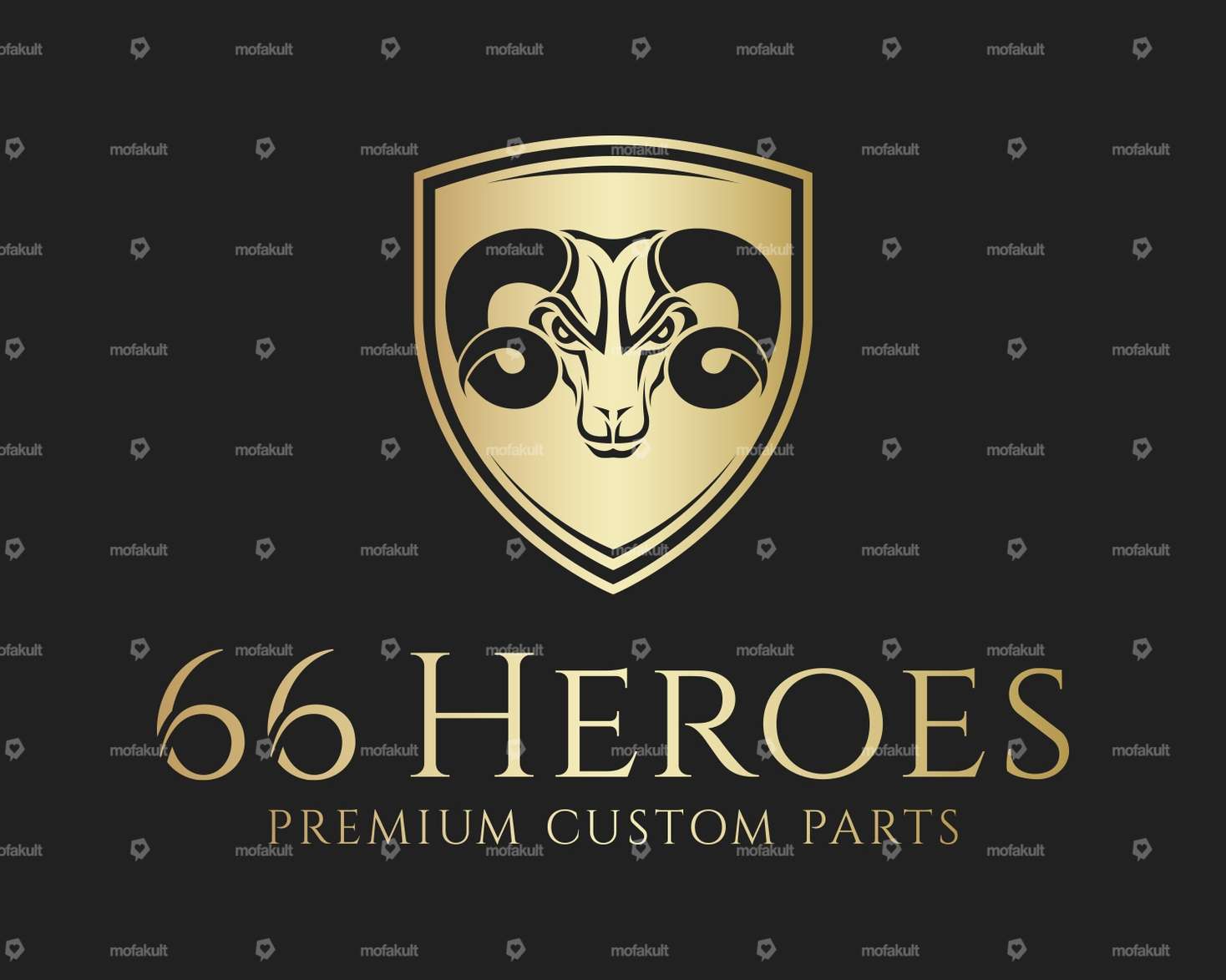 66Heroes Support de plaque latéral + tourillon en Inox (version CH) Carousel Image 6
