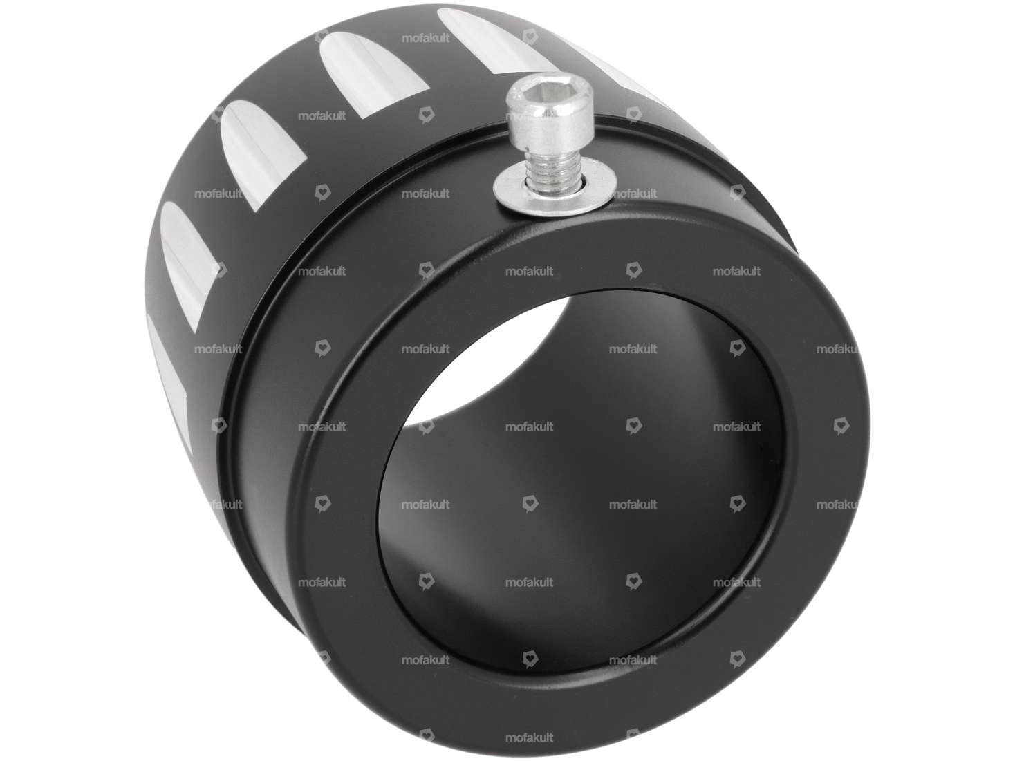 66HEROES Embout d'échappement CNC noir Carousel Image 2