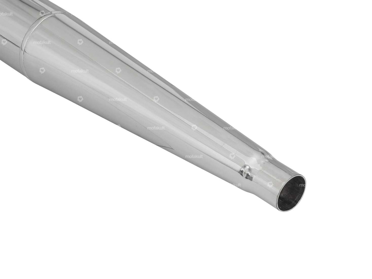 Jamarcol pot d'échappement cigare Ø 28 / 70 mm chrome | Kreidler Carousel Image 4