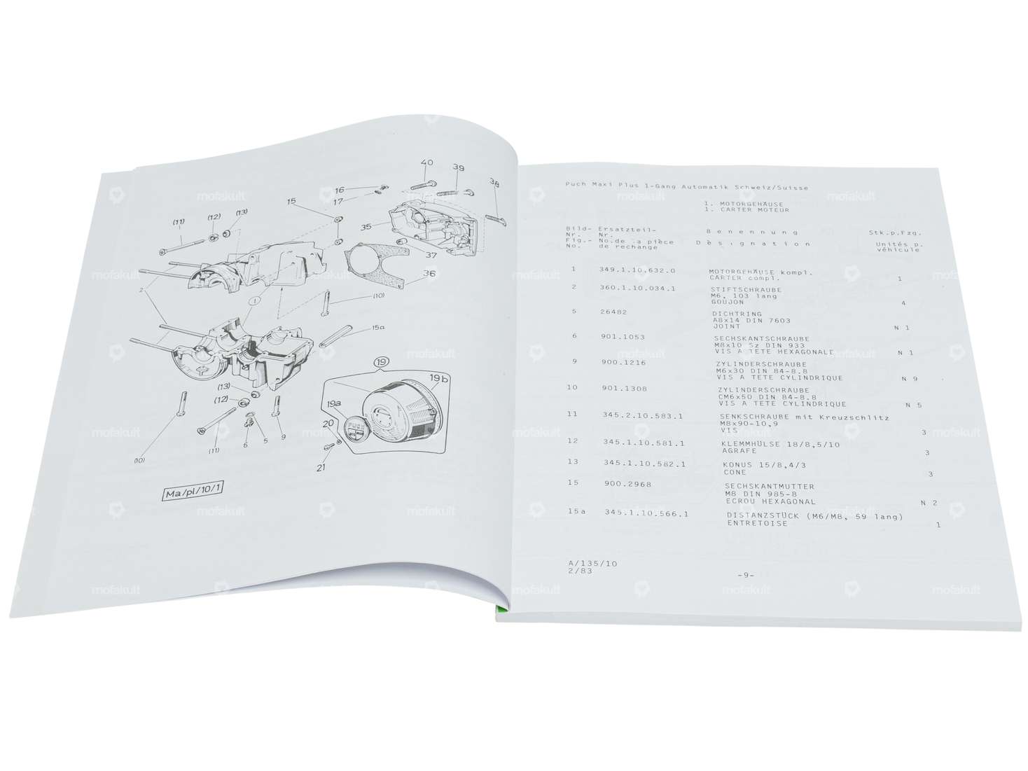 Catalogue de pièces détachées | Puch Maxi Plus (CH) Carousel Image 3