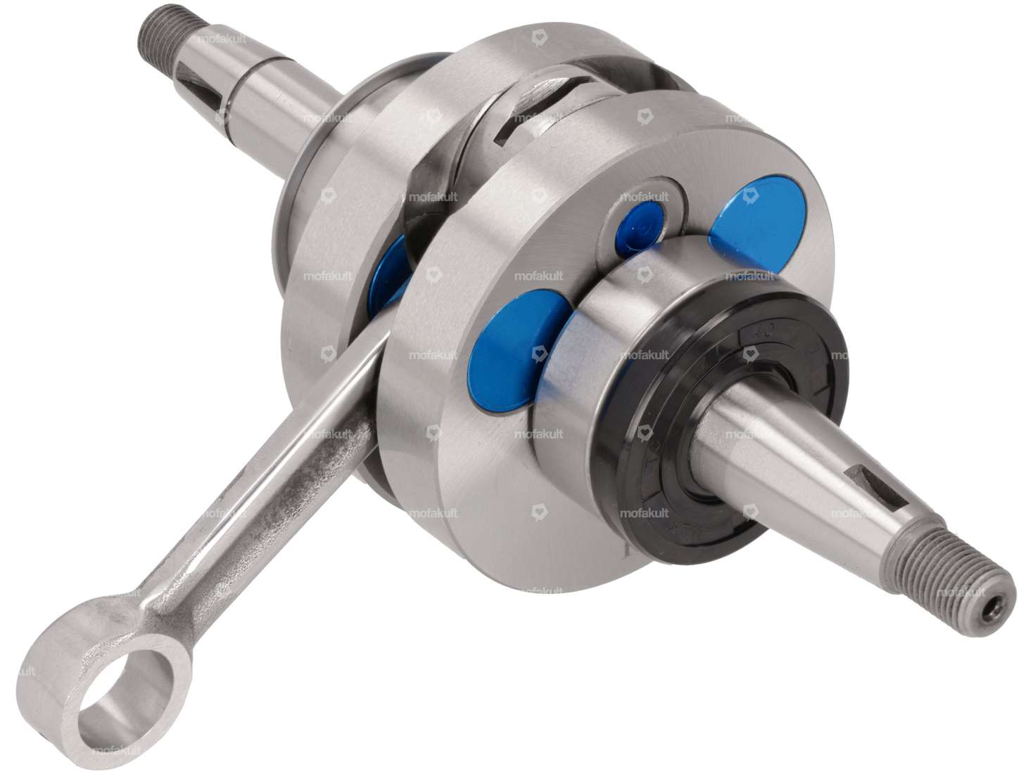 Vilebrequin Rito à joues pleines avec roulements montés | Puch E50 Carousel Image 2