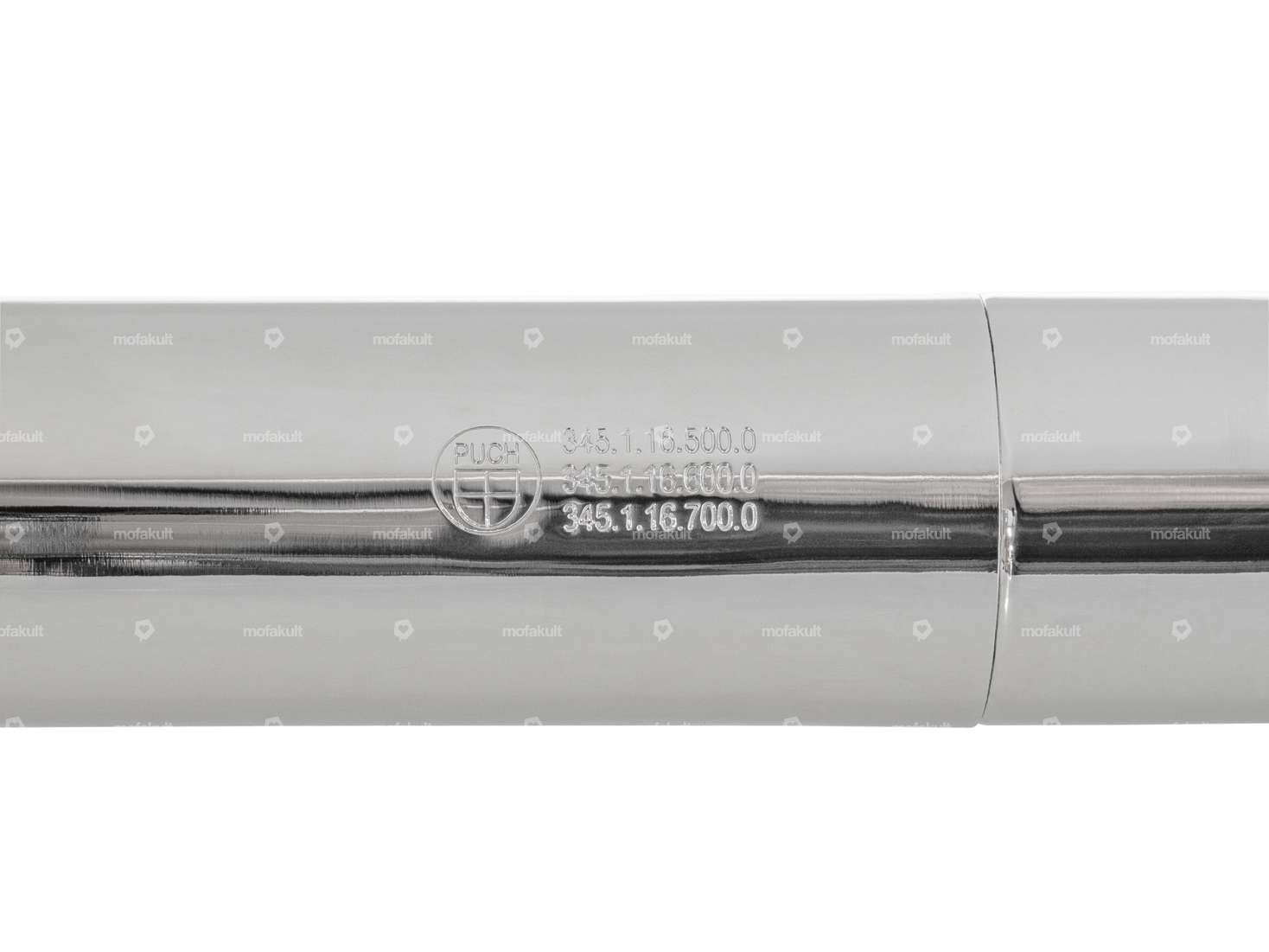 swiing® ingenious cigare Ø 28 / 70 mm chrome (échappement reso) camouflé | Puch Maxi S, N Carousel Image 4