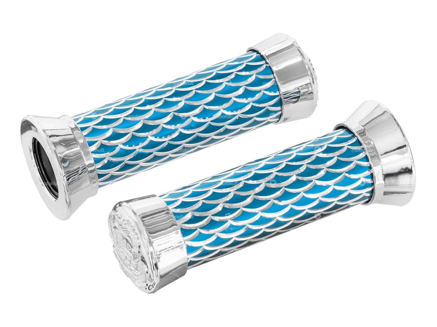 poignées aluminium Fish bleu Carousel Image 1