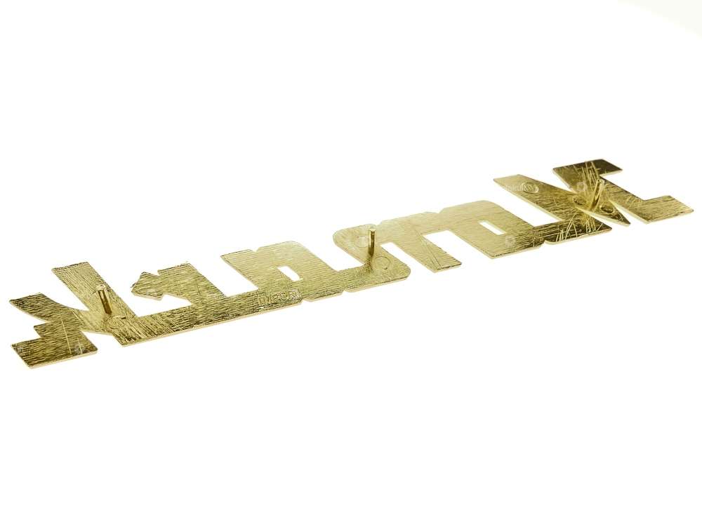 "Monark" lettering brass Carousel Image 2