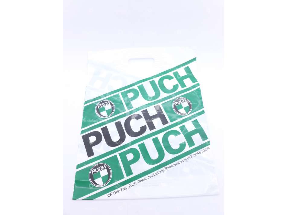 Sac de transport Puch vert plastique NOS Carousel Image 2