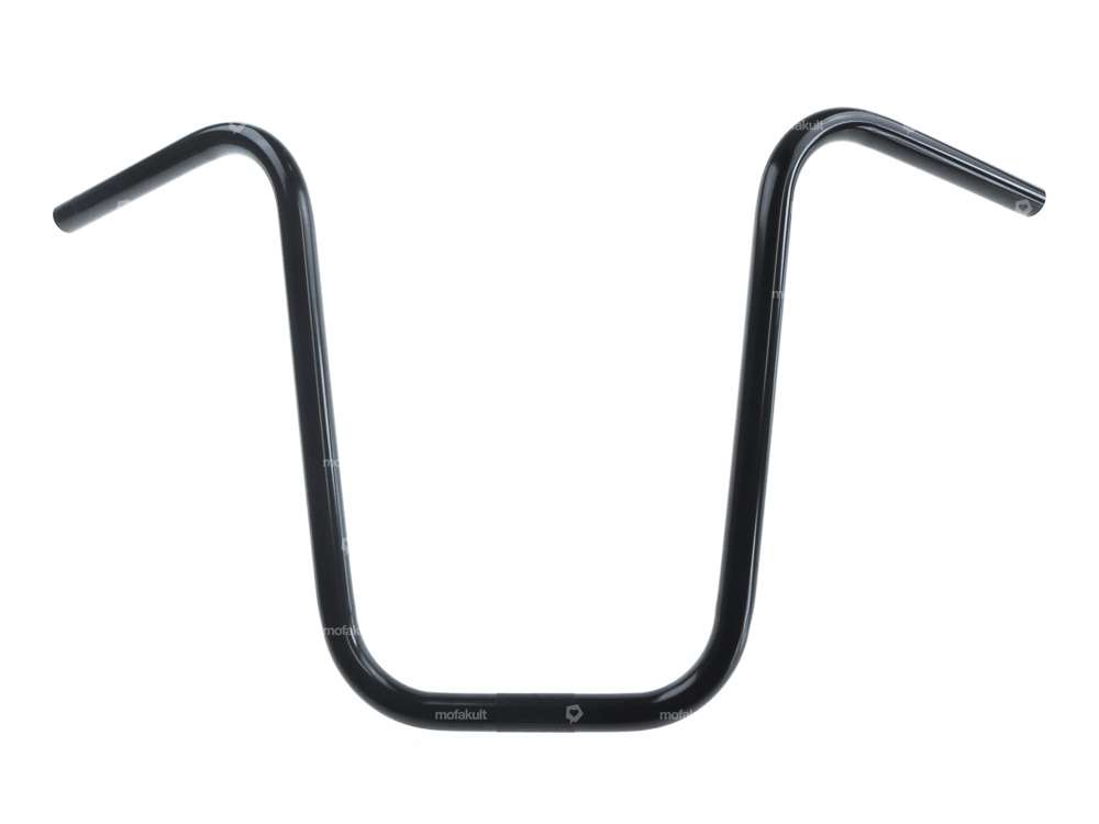 Handlebar fork plate 36 cm curved black Carousel Image 1