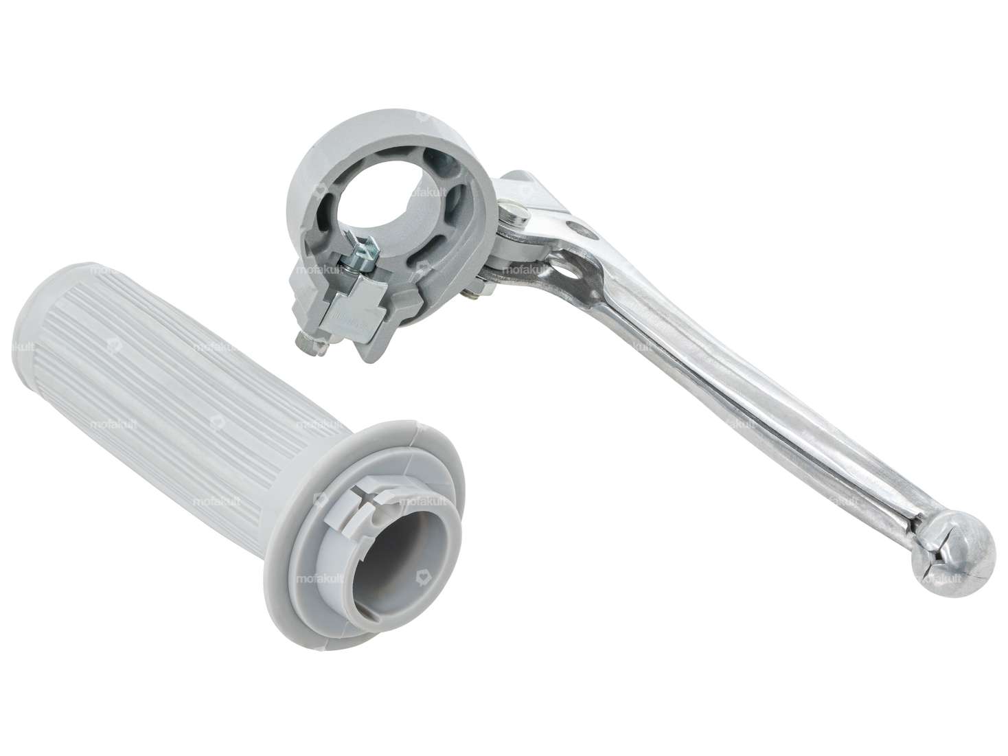 Throttle twist grip light gray Carousel Image 4