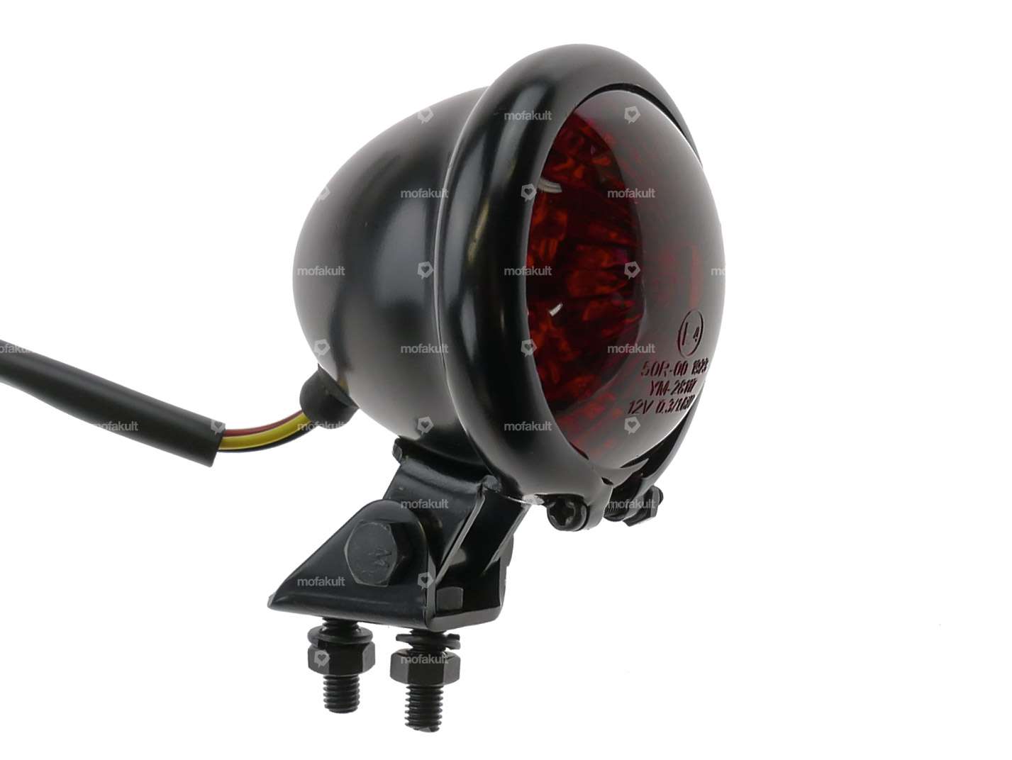 66HEROES Feu arrière "Minnesota" lentille rouge noire Carousel Image 1