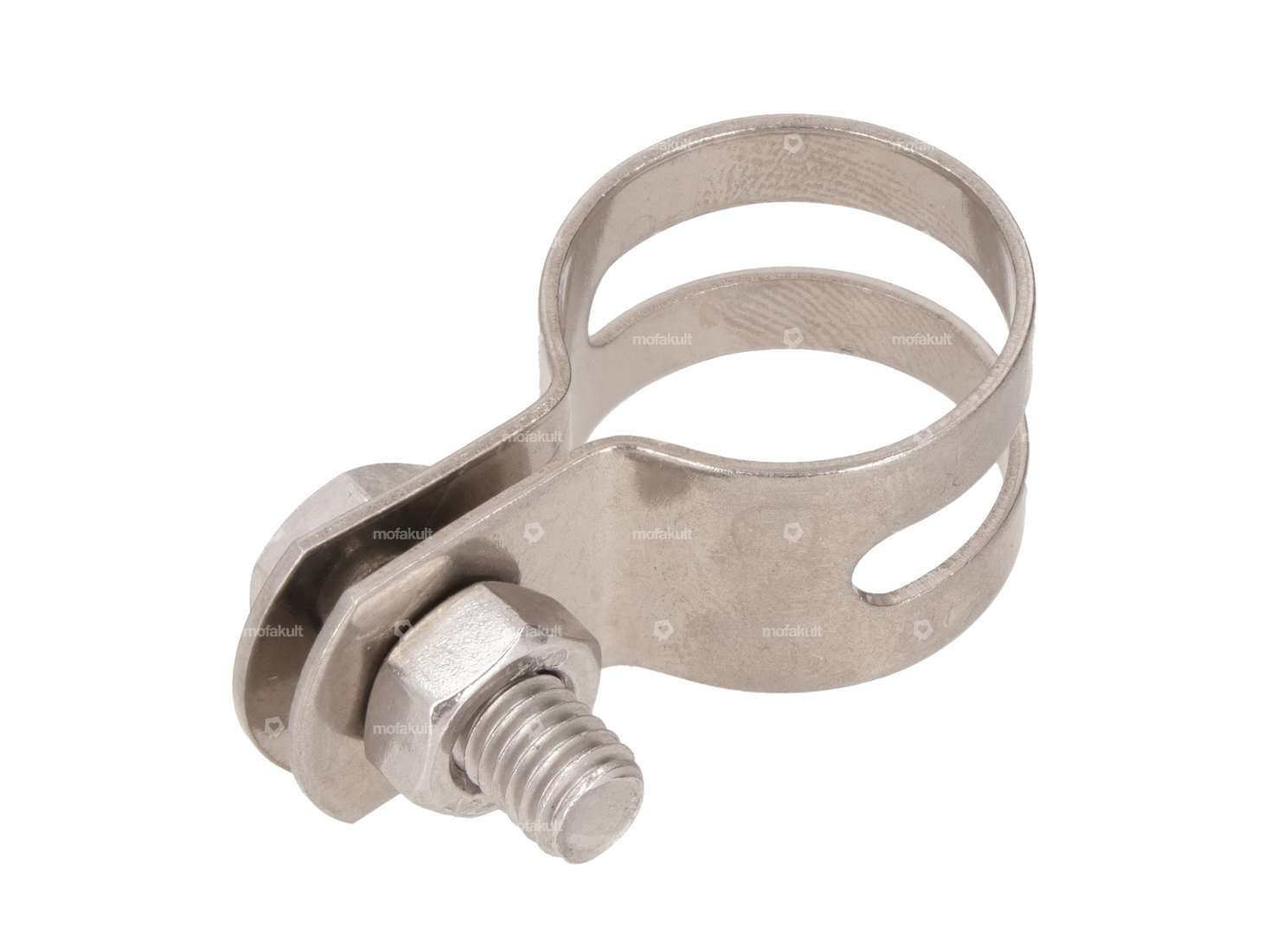 Collier de serrage 19 - 21 mm Plaque d'ancrage de frein Inox Carousel Image 1