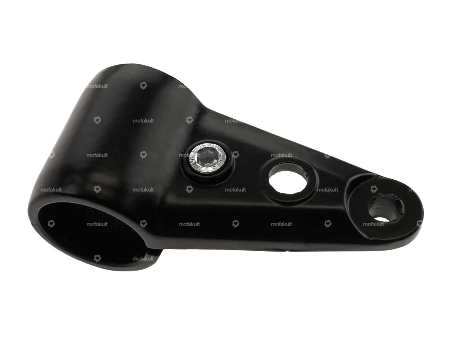 Support de lampe alu Ø 28 mm noir NOS | Fourche Alpa Carousel Image 2