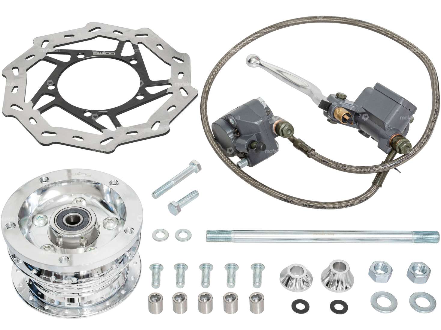 swiing® ingenious Kit de frein à disque Jante à rayons EBR Harry Chrome Carousel Image 1