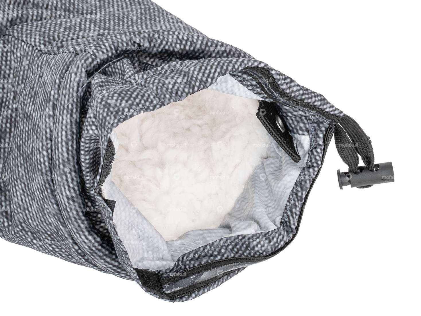 wobs protège-mains doublé long gris Carousel Image 3