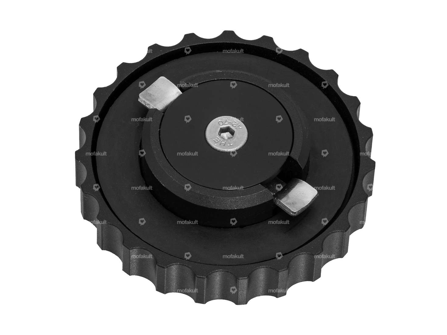 66HEROES Bouchon de réservoir "Hercules" baïonnette 40 mm noir Carousel Image 2