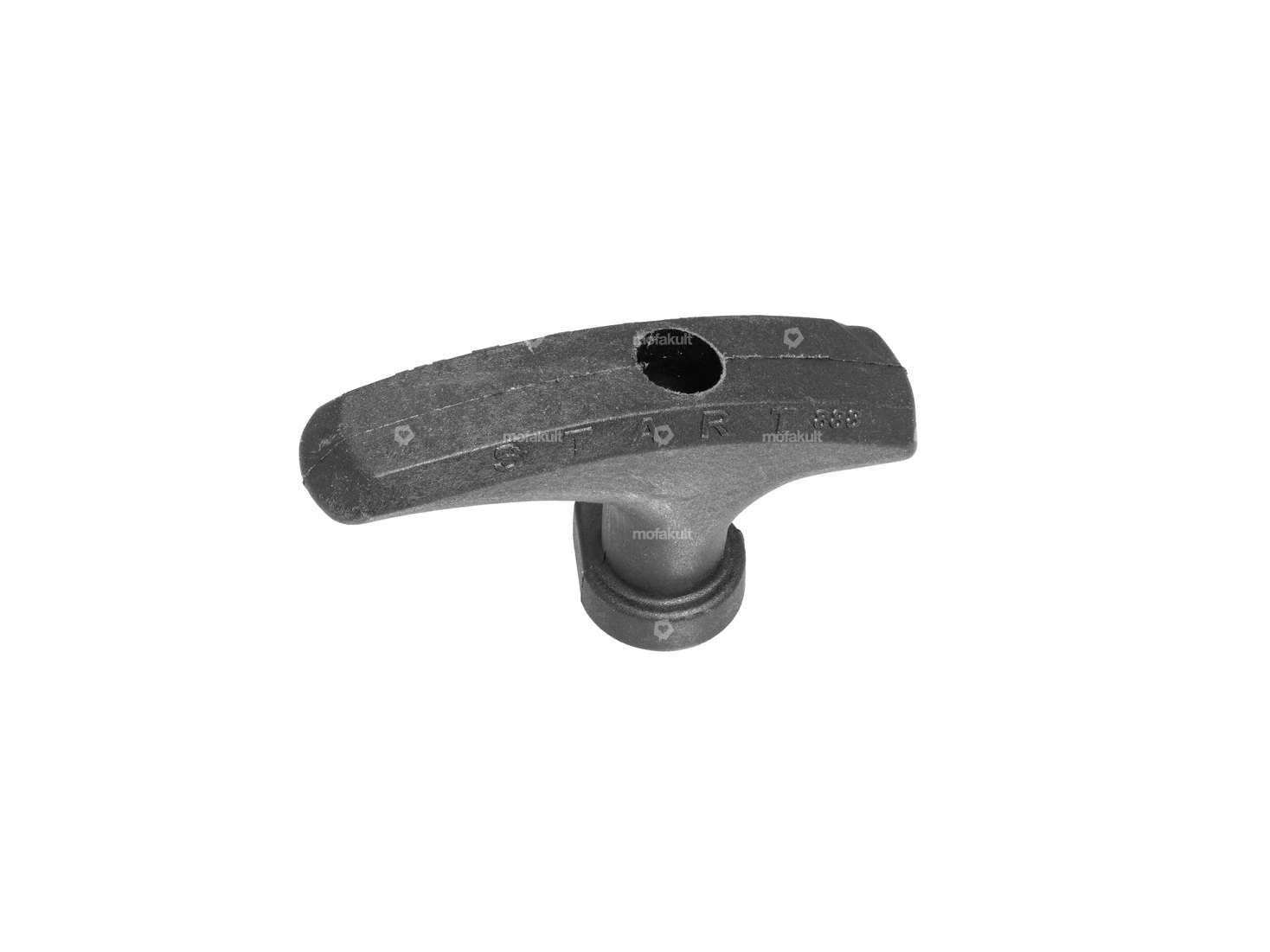 Poignée de lanceur à câble plastique noir Carousel Image 2