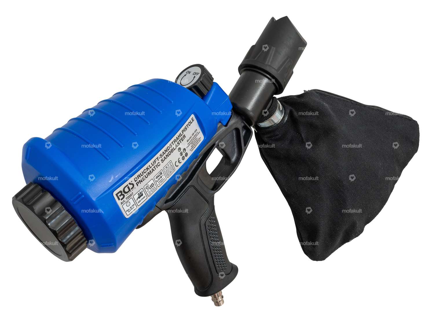 BGS compressed air sandblasting gun set Carousel Image 2