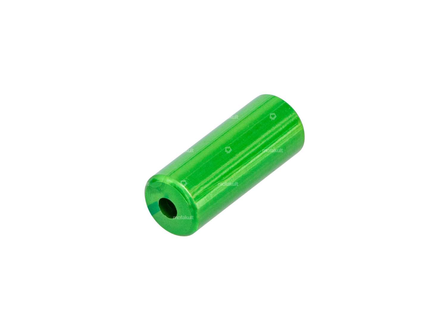 Embout de câble 5 mm aluminium anodisé vert Carousel Image 1