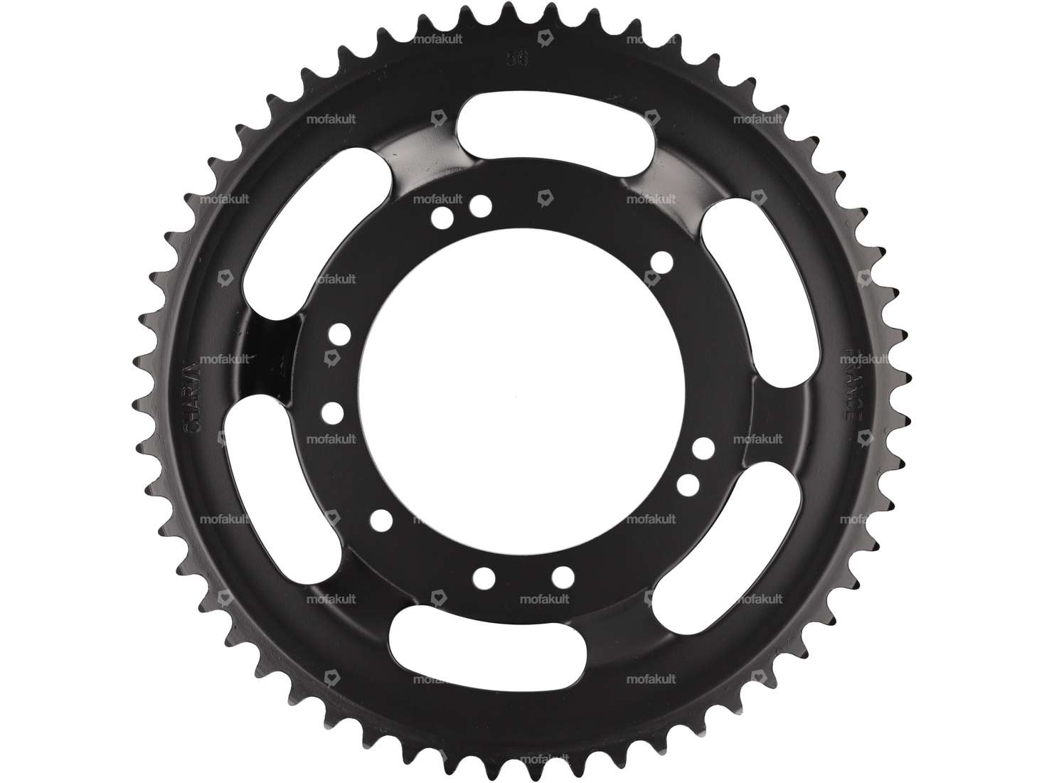 Sprocket 56 teeth black | Peugeot 103 Carousel Image 1