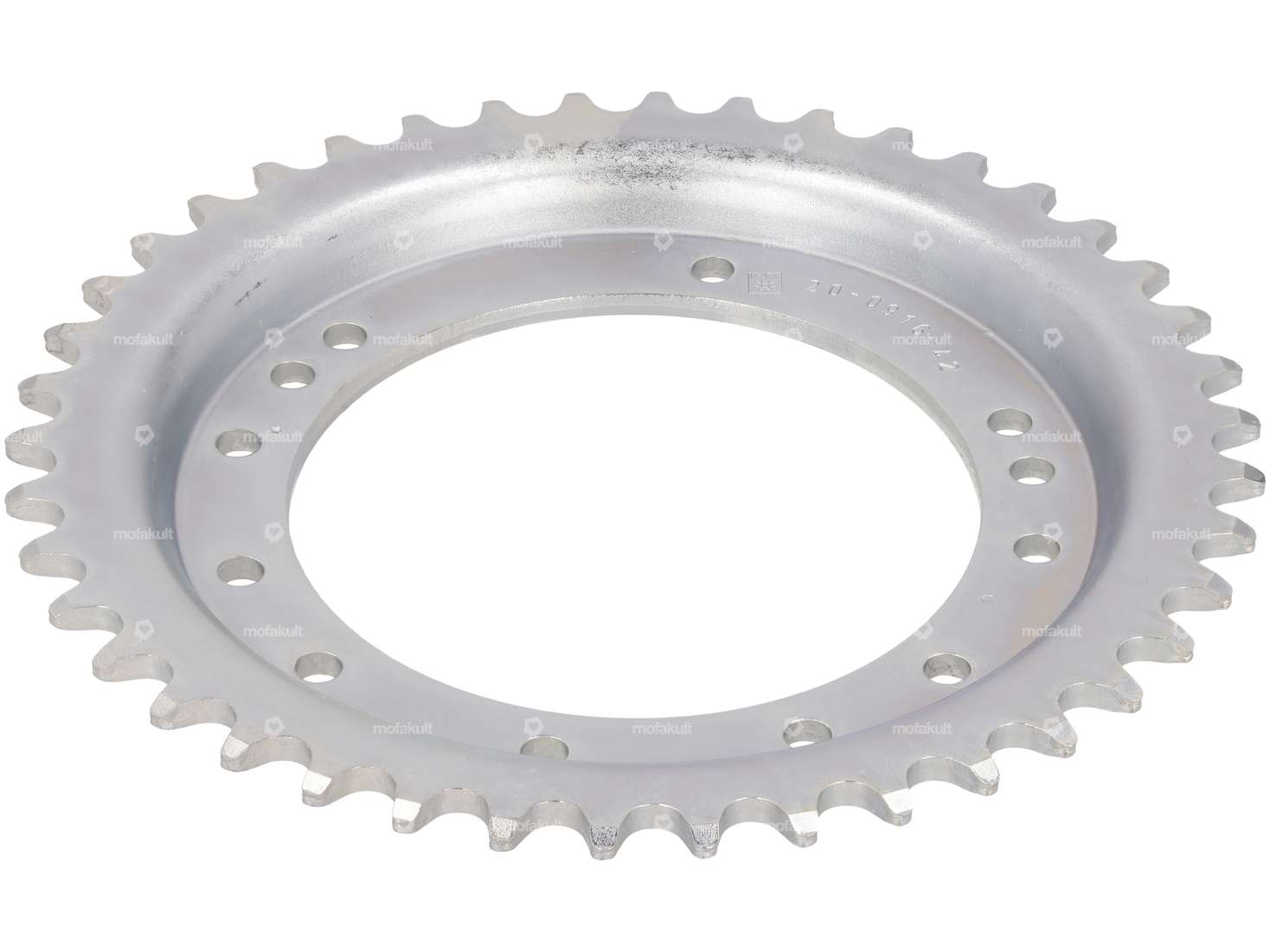 ESJOT Couronne dentée 42 dents (4/5/6 trous) Ø 98 mm coudée galvanisée Carousel Image 2