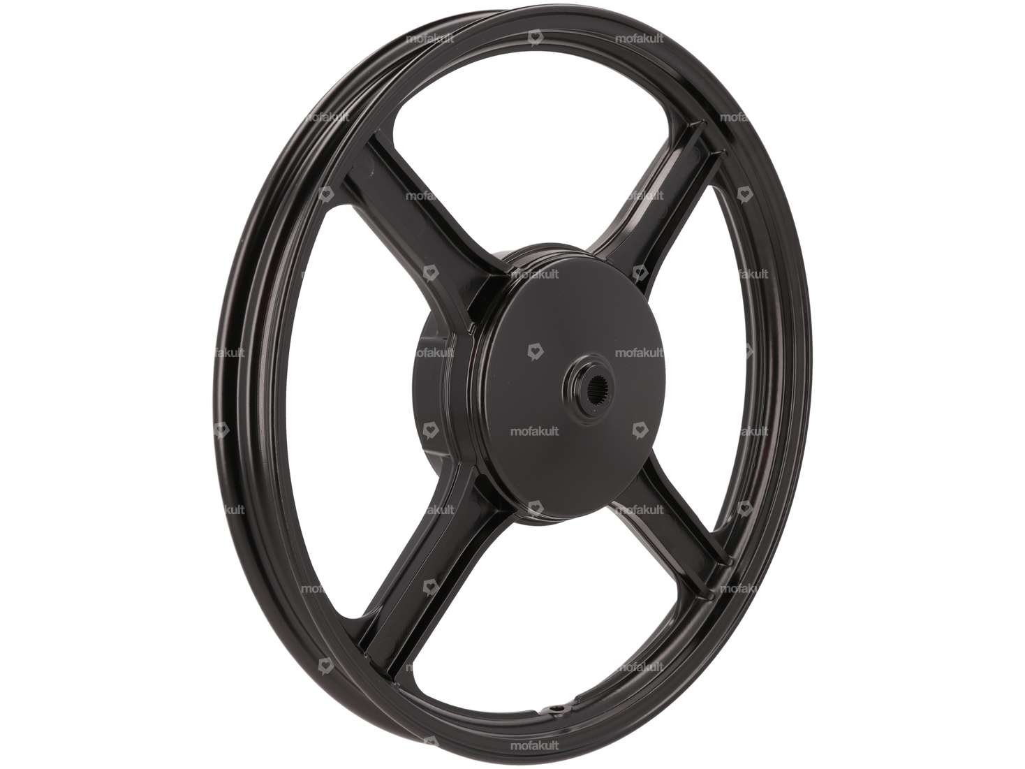 Wheel set 16" cast black (4 spokes) reproduction | Piaggio Bravo Carousel Image 5