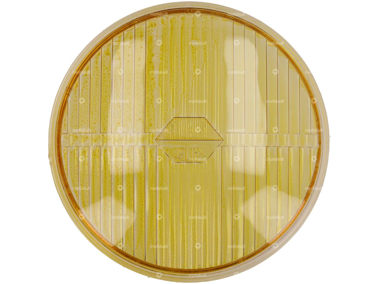 Projecteur en verre GUIA Ø 12 cm jaune Carousel Image 1