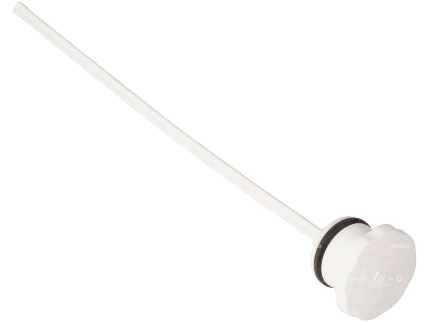 Bouchon de réservoir avec jauge blanc original NOS | Piaggio Ciao, Bravo Carousel Image 2