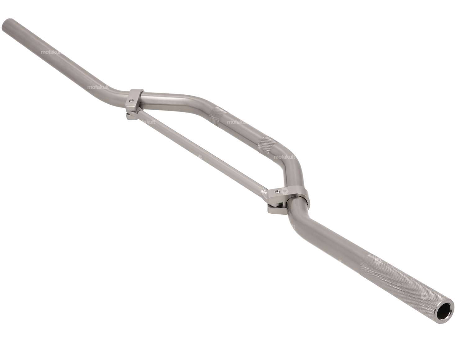 Tun'R guidon de course plaque de fourche 11 cm aluminium look titane Carousel Image 2