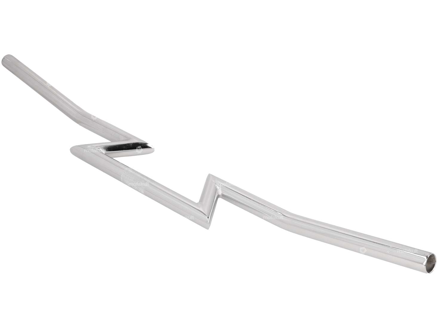 Guidon plaque de fourche 8 cm "Z+" chrome Carousel Image 2