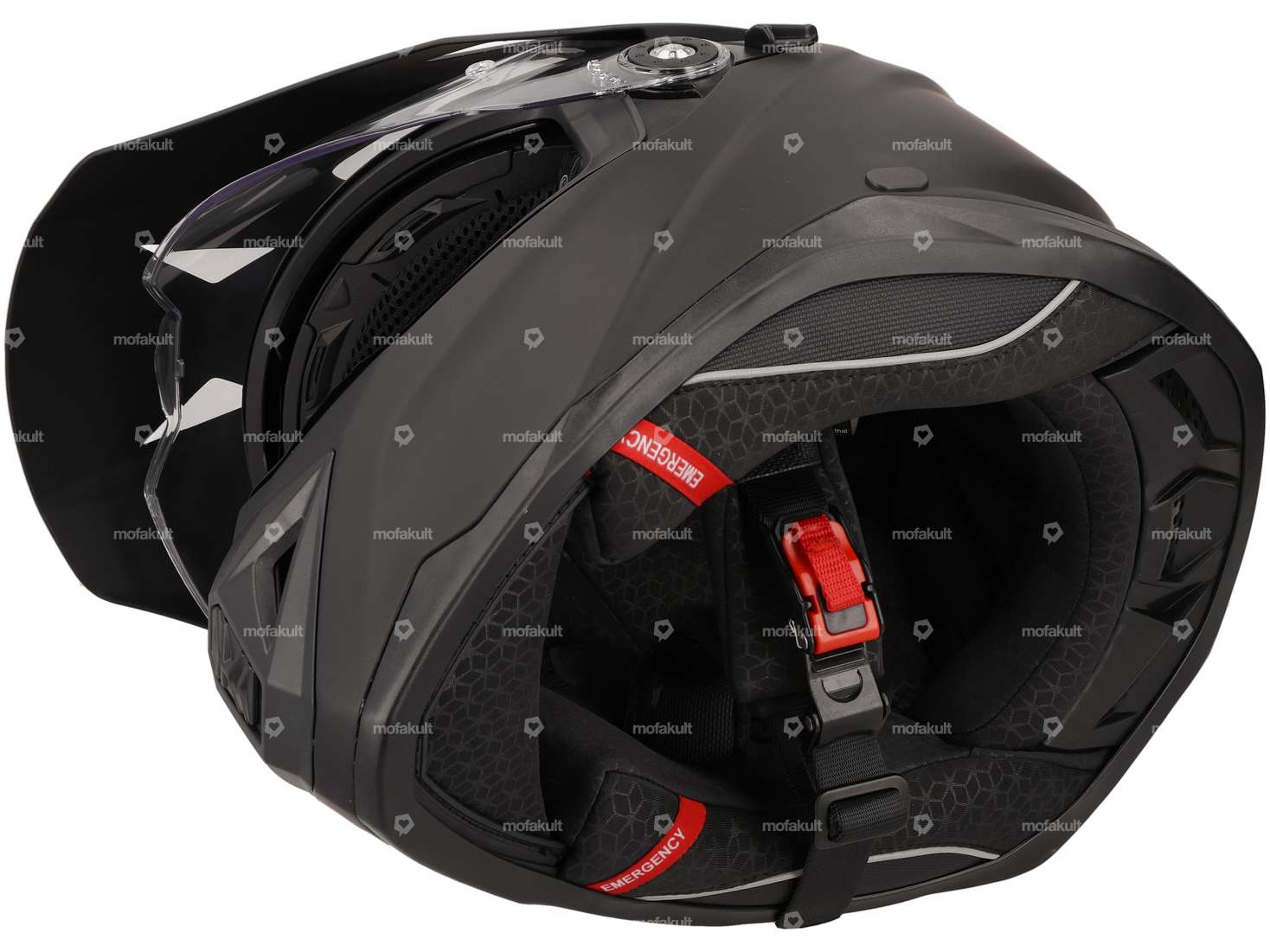 gms casque d'aventure "Adventus" noir-mat Carousel Image 4