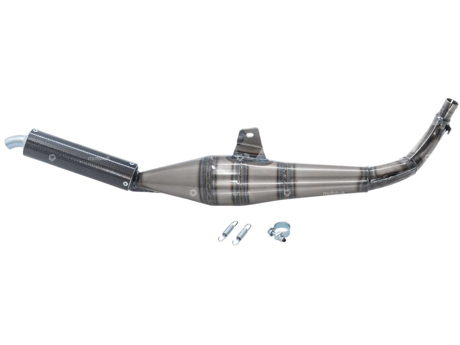 Échappement Simonini Thunder Ø 22 mm carbone | Piaggio Ciao, Bravo Carousel Image 1