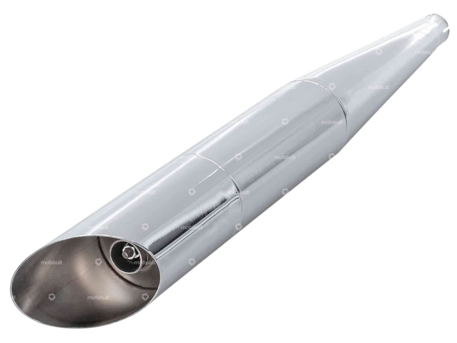swiing® ingenious Drag Pipe 45° Chrome Ø 28 / 70 mm Carousel Image 3