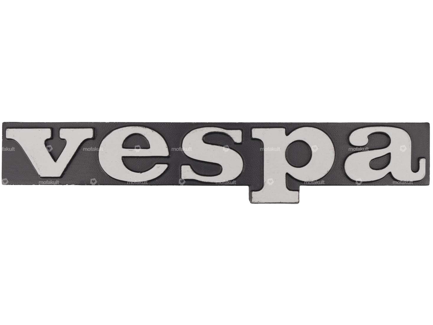 CIF emblem leg shield "vespa" aluminum | Vespa PX, T5 Carousel Image 1