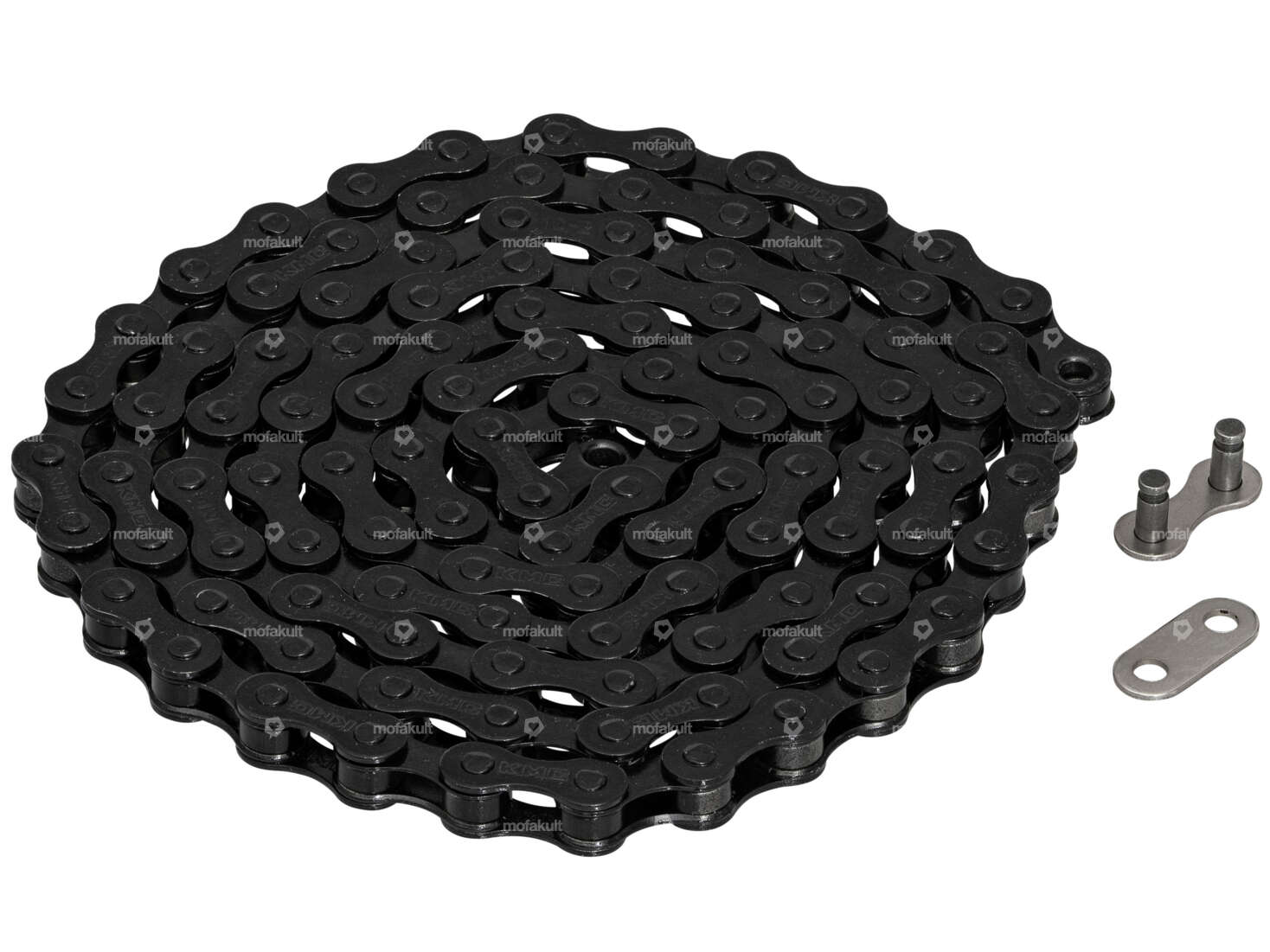 Chaîne de pédalier KMC noire Carousel Image 1