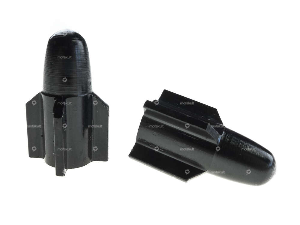 Bouchons de valve Torpedo noir Carousel Image 1