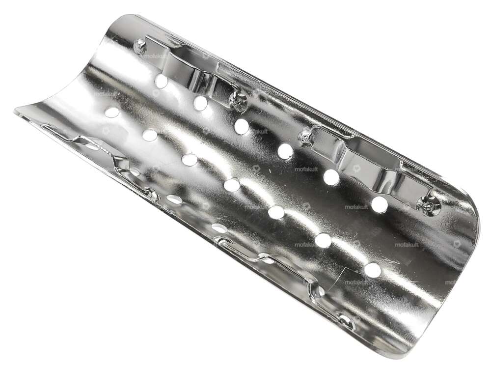 Tôle de chaleur d'échappement trous acier chrome (150 mm) Carousel Image 2