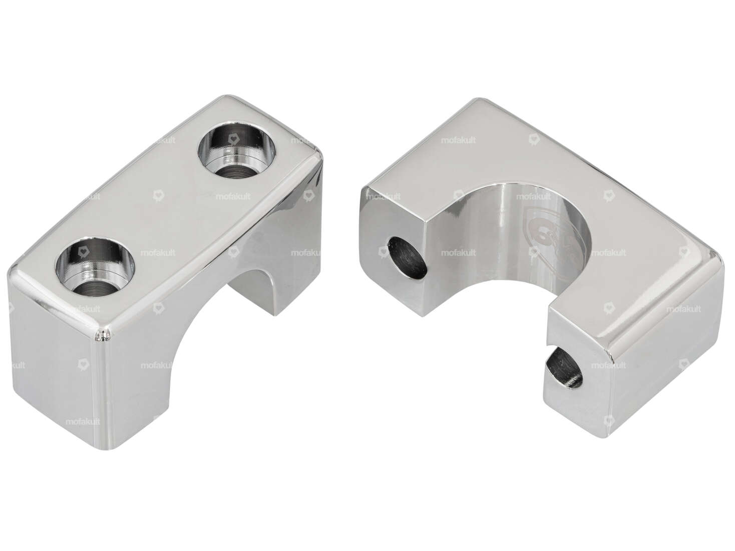 66HEROES Ponts à pinces en aluminium chromé | Puch Carousel Image 1