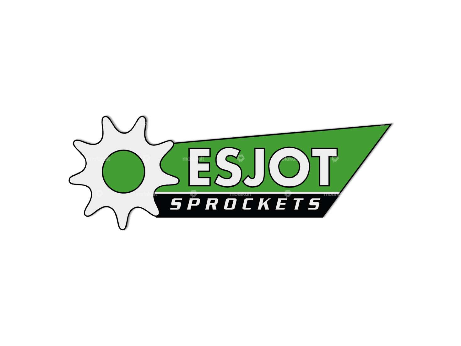 ESJOT Autocollant Sprockets 10 x 4 cm Carousel Image 1