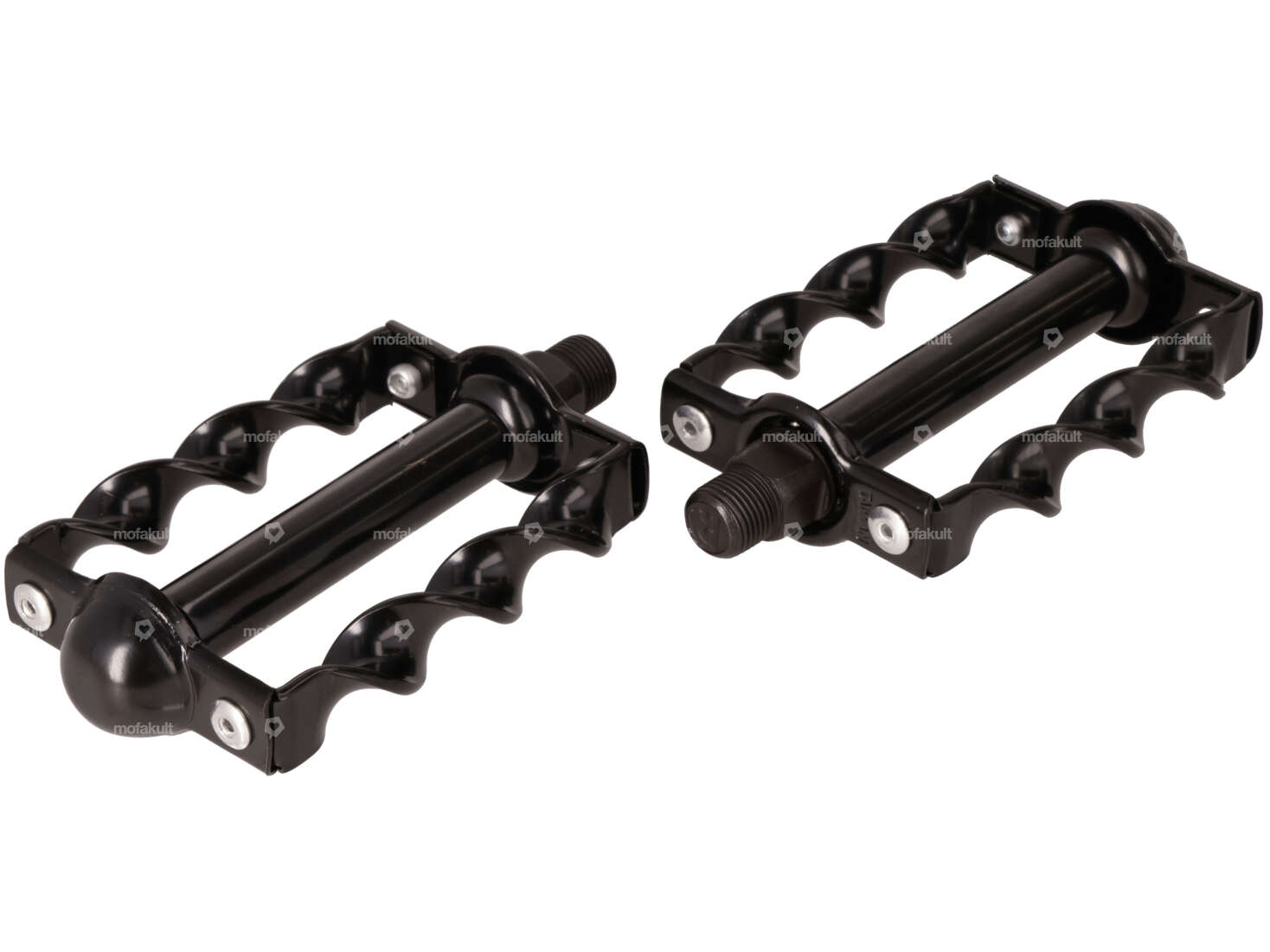 66HEROES Pédales tournées noir Carousel Image 1